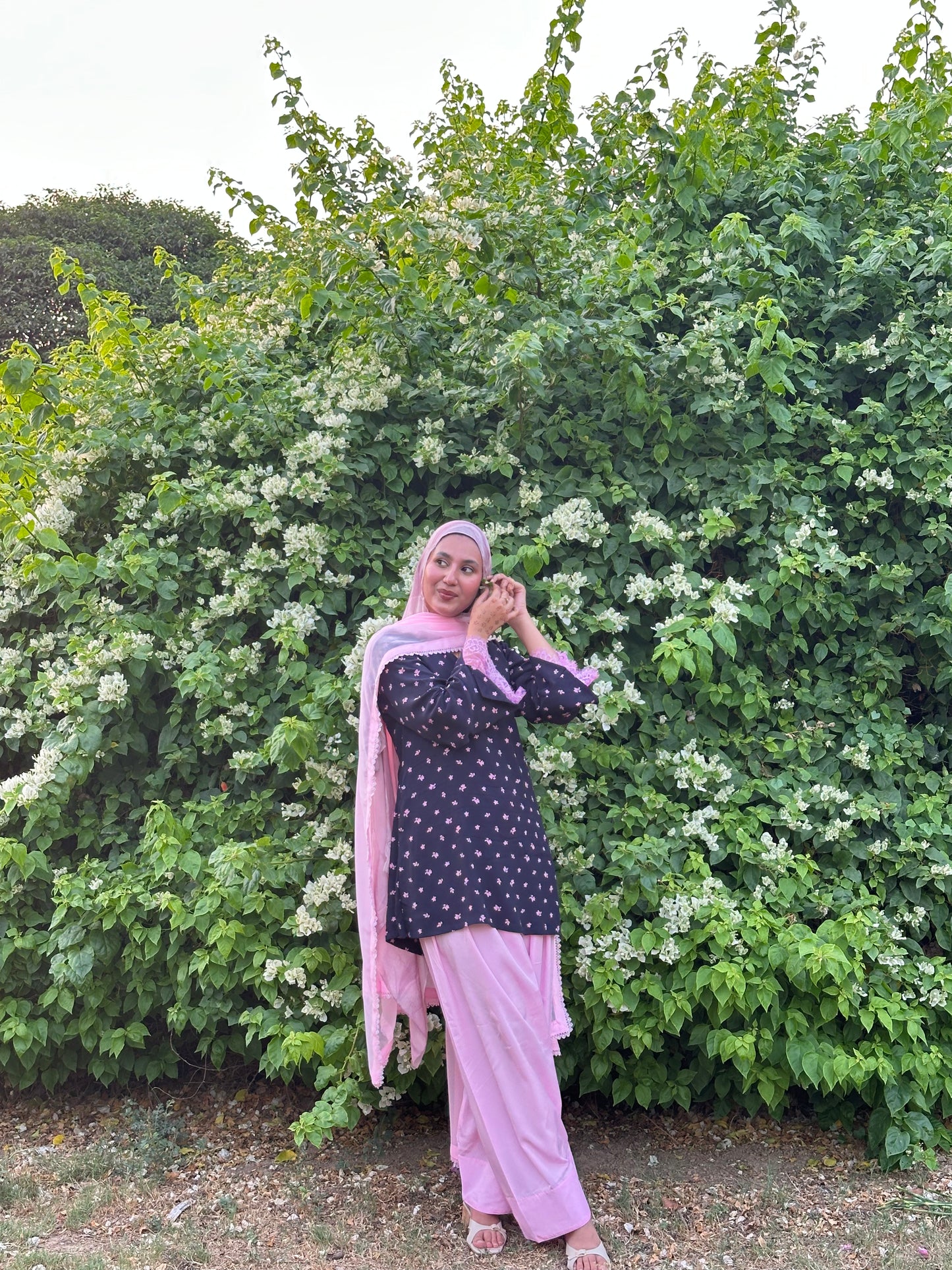 Dark Blue & Pink 3 PC Set